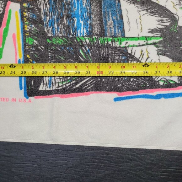 1978 Garfield The Cat Big Kahuna Beach Bath Towel Surf Cartoon‎ Vtg - Picture 9 of 16